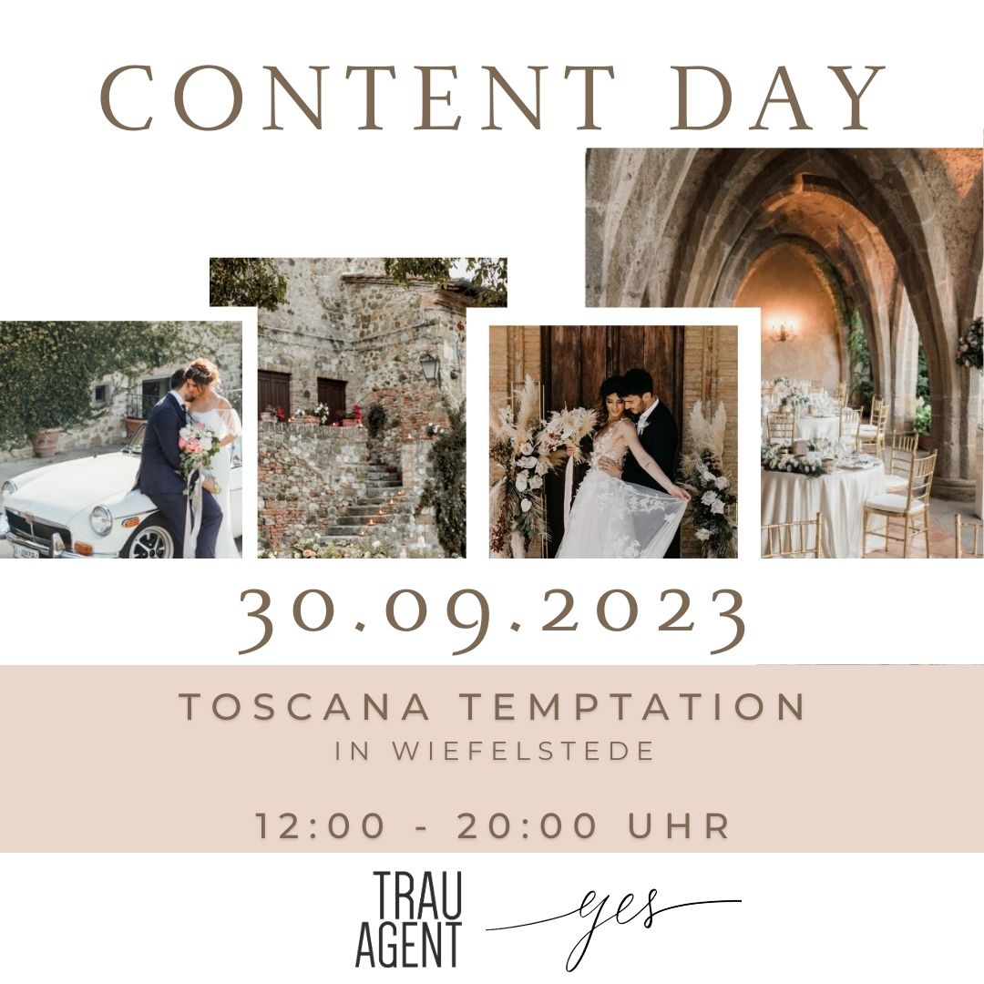 30.09.2023 Content Day 3.0 in Oldenburg - TOSCANA TEMPTATION